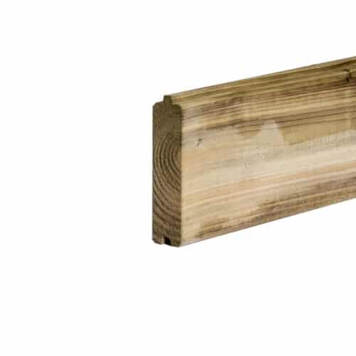 Tongue & Grooved Planed Treated Acoustic Fencing and Landscape Board - 1.8m 195mm x 95mm