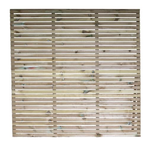 Contemporary slatted panel