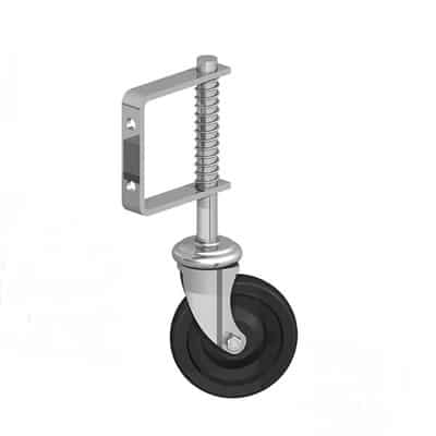 Gate support wheel Spring Loaded 11″