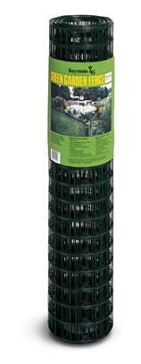 Green Poly Coated Garden Fence