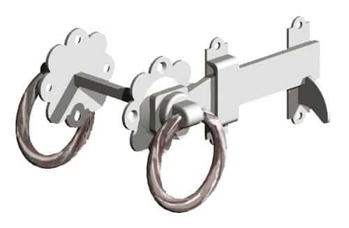 twisted ring latch
